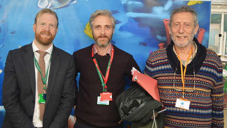 Michael Rosen inspires teachers Michael Rosen inspires teachers