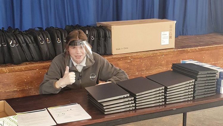 Schools provide digital devices to disadvantaged Schools provide digital devices to disadvantaged