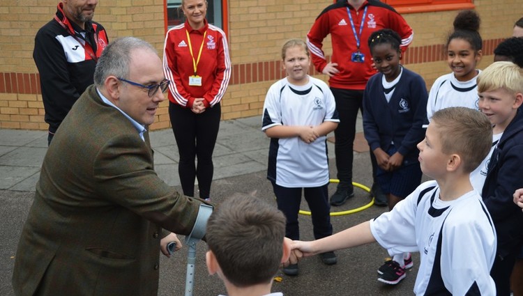 PE Apprentices welcome MP Robert Halfon visit